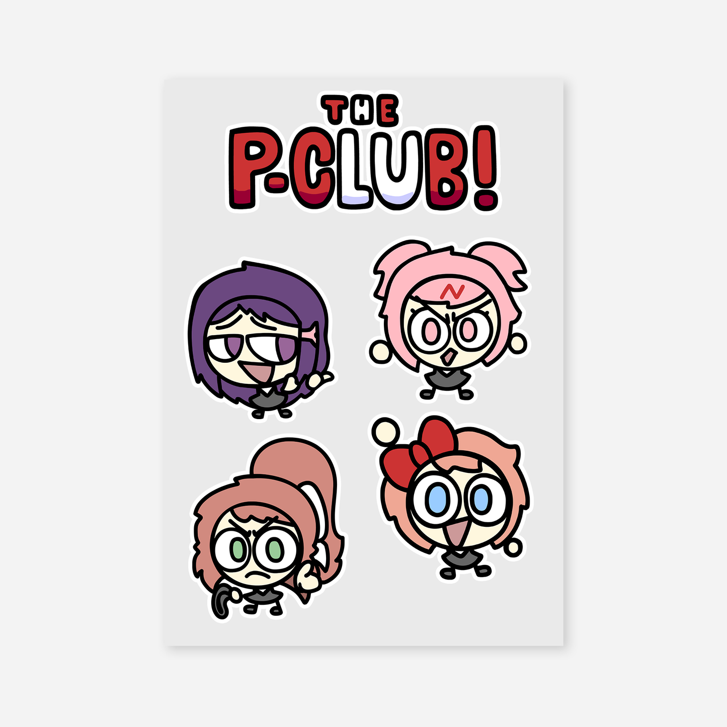The P-Club! Deluxe Sticker Pack
